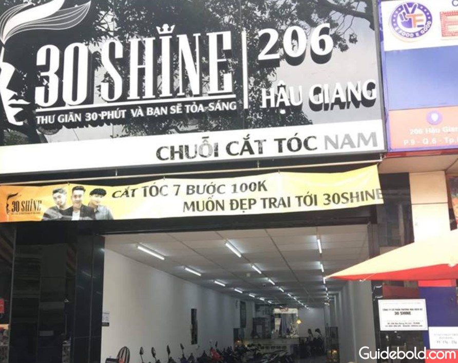 30 SHINE - SALON TÓC, 206 Hậu Giang