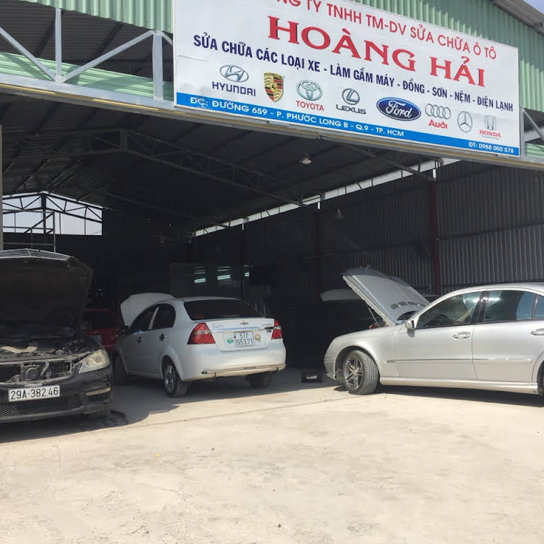 Garage sửa xe ô tô Hoàng Hải. Đỗ Xuân Hợp. Q.2