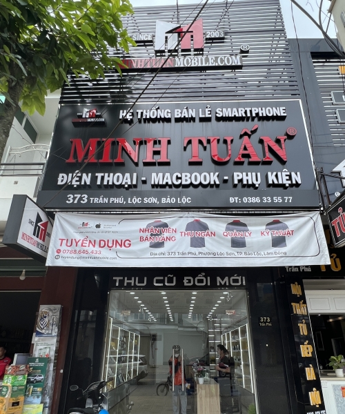 Minh Tuấn Mobile –  373 Trần Phú, Bảo Lộc, Cửa hàng điện thoại