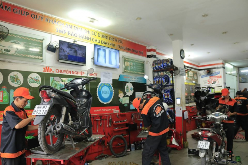 Hệ thống sửa xe máy 3MP - 838 Huỳnh Tấn Phát, Tp.HCM  