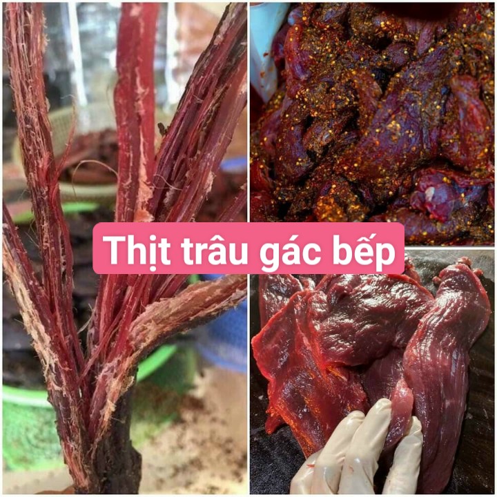 Đặc sản tây bắc - Thịt trâu gác bếp