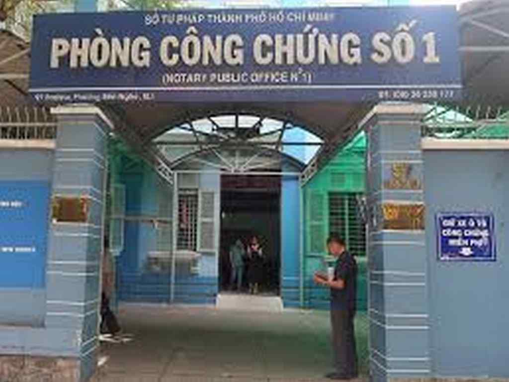 Phòng Công chứng số 1 - 97 Pasteur, Tp.HCM