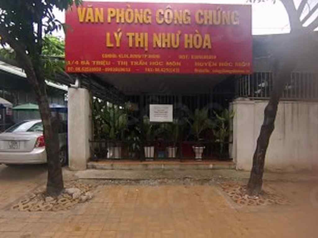 Văn phòng công chứng Lý Thị Như Hòa - 1/4 Bà Triệu, Tp.HCM