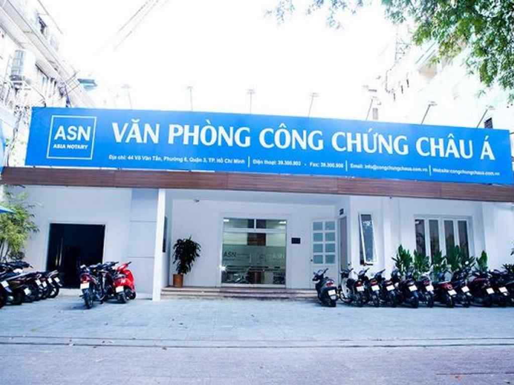 Văn phòng công chứng Châu Á - 44 đường Võ Văn Tần, Tp.HCM